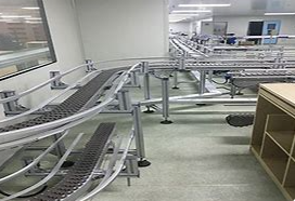 柔性輸送帶的傳輸鏈?zhǔn)侨绾斡筛邚?qiáng)度工程塑料制成的？